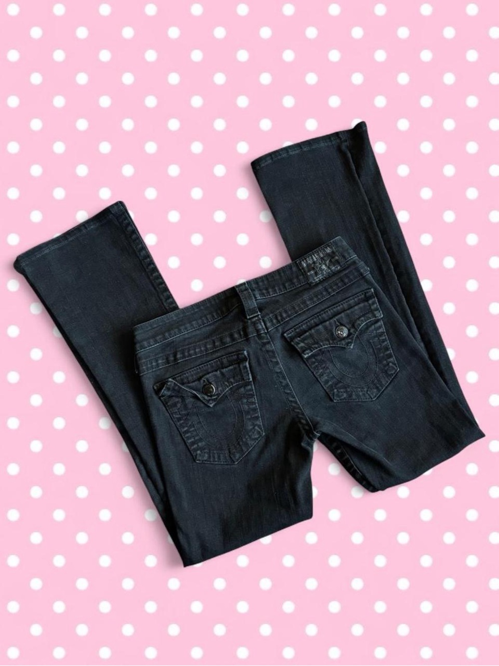 Vintage True Religion Women’s Black Bootcut Jeans